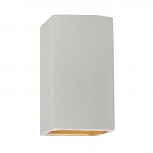 Justice Design Group CER-0910W-MTGD - Small Rectangle - Closed Top (Outdoor)