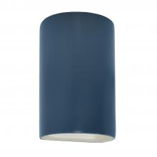 Justice Design Group CER-5940-MDMT-LED1-1000 - Small ADA LED Cylinder - Closed Top