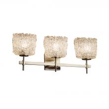 Justice Design Group GLA-8413-30-LACE-NCKL - Union 3-Light Bath Bar