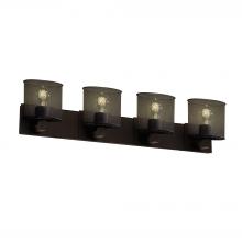 Justice Design Group MSH-8924-30-DBRZ - Modular 4-Light Bath Bar