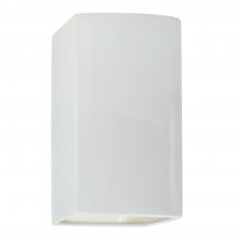 Justice Design Group CER-0950-WTWT-LED1-1000 - Large LED Rectangle - Closed Top