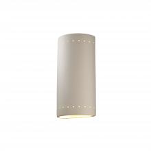 Justice Design Group CER-1195W-BIS-LED2-2000 - Really Big Cylinder w/ Perfs - Open Top & Bottom (Outdoor) - LED