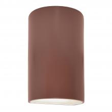 Justice Design Group CER-1265-CLAY - Large Cylinder - Open Top & Bottom