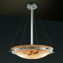 Justice Design Group FAL-9692-35-NCKL-LED-5000 - 24" Round Pendant Bowl w/ Ring