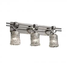 Justice Design Group GLA-8503-16-GLDC-NCKL - Argyle 3-Light Bath Bar