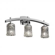 Justice Design Group GLA-8593-16-GLDC-NCKL - Archway 3-Light Bath Bar