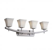 Justice Design Group POR-8594-10-SAWT-DBRZ - Archway 4-Light Bath Bar