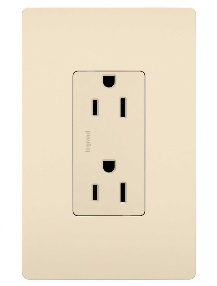 radiant? Tamper-Resistant Outlet, Light Almond