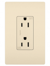 Legrand 885TRWRLA - radiant? Outdoor Outlet, Light Almond