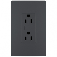 Legrand 885TRGCC12 - radiant? Tamper-Resistant Outlet, Graphite