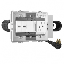 Legrand AD3-2UPDR-W - ADORNE FPC 3-GANG 2USB** PD, 1 O/L WHT **011422**