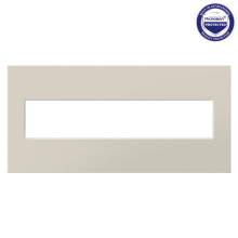 Legrand AWP5GOM - Adorne® Oatmeal Five-Gang Screwless Wall Plate with Microban®