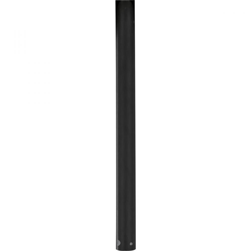 AirPro Collection 18 In. Ceiling Fan Downrod in Black