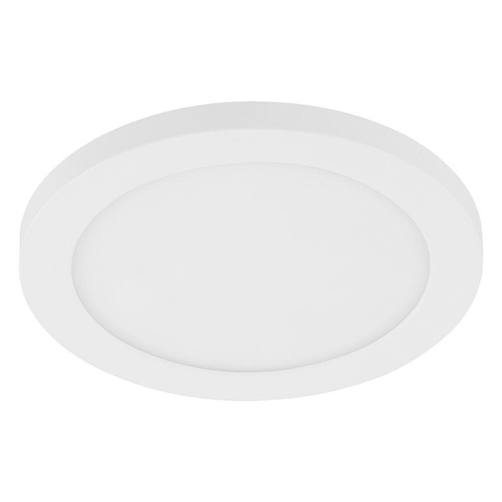 1x12W LED Ceiling / Wall Light With White Finish and White Acrylic Shade