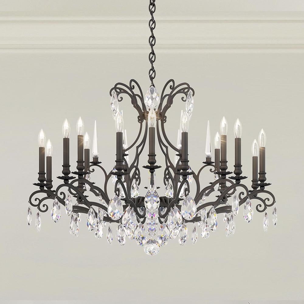 Renaissance Nouveau 18 Light 120V Chandelier in Heirloom Gold with Heritage Handcut Crystal