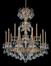 Schonbek 1870 5686-23H - Milano 15 Light 120V Chandelier in Etruscan Gold with Heritage Handcut Crystal