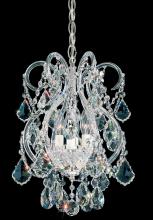 Schonbek 1870 6809-40R - Olde World 4 Light 120V Mini Pendant in Polished Silver with Radiance Crystal