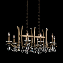 Schonbek 1870 VA8435N-59H - Vesca 8 Light 120V Chandelier in Ferro Black with Clear Heritage Handcut Crystal