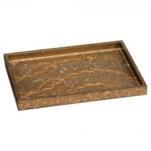 Cyan Designs 12255 - Florence Tray | Bronze Lacquer | Rectangle - Small