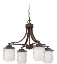 Craftmade 35424-PR - Kenswick 4 Light Down Chandelier in Peruvian Bronze