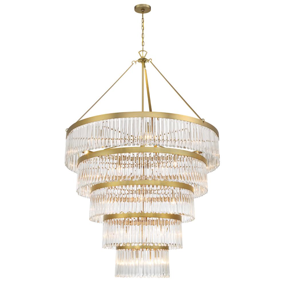 Emory 30 Light Modern Gold Chandelier