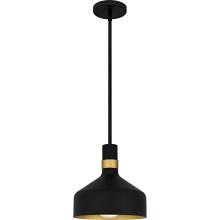 Quoizel QPP6804MBK - Arbor 1-Light Matte Black Mini Pendant