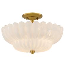 Quoizel WHP1716BRG - Whitecap Semi-Flush Mount