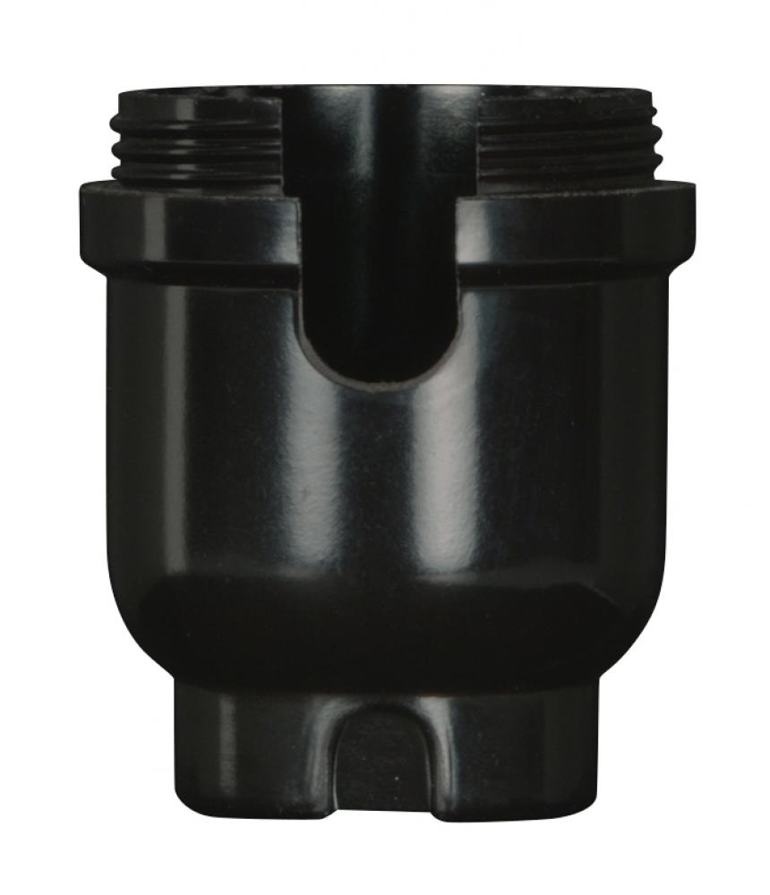 Medium Base Phenolic Socket 1/8 IP Cap Only; With metal bushing less set screw for Turn Knob and