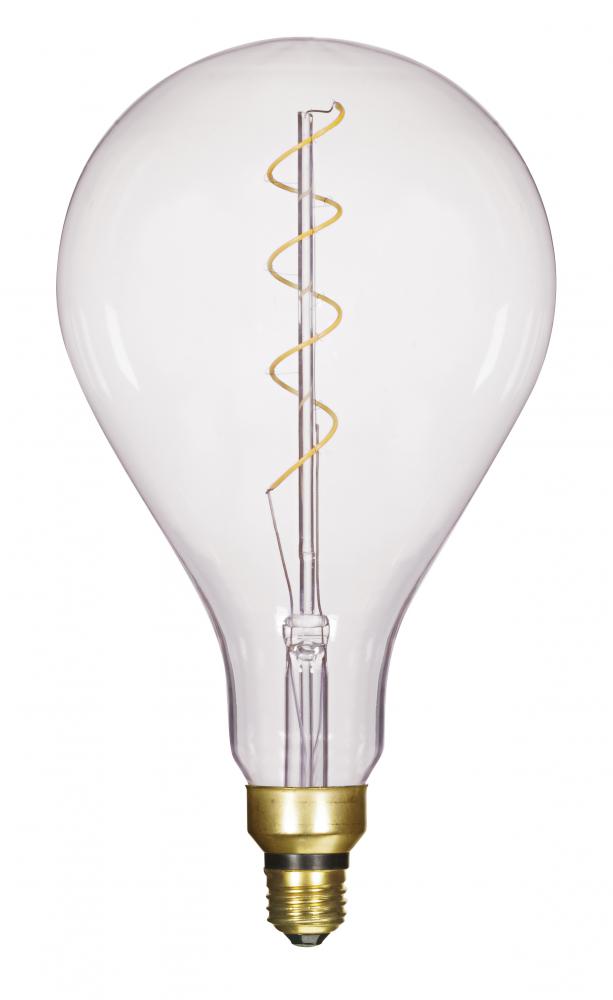 4 Watt PS52 LED vintage style; Clear; 25000 Average rated hours; Medium Base; 120 Volt