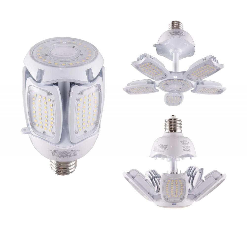 75 Watt LED HID Replacement; 5000K; Mogul Extended base; Adjustable Beam Angle; Type B Ballast