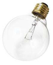 Satco Products Inc. S4048 - 40 Watt G25 Incandescent; Clear; 3000 Average rated hours; 360 Lumens; Medium base; 120 Volt; 3/Pack