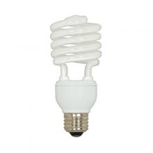 Satco Products Inc. S5401 - 20 Watt; Mini Spiral Compact Fluorescent; 2700K; 82 CRI; Medium base; 120 Volt