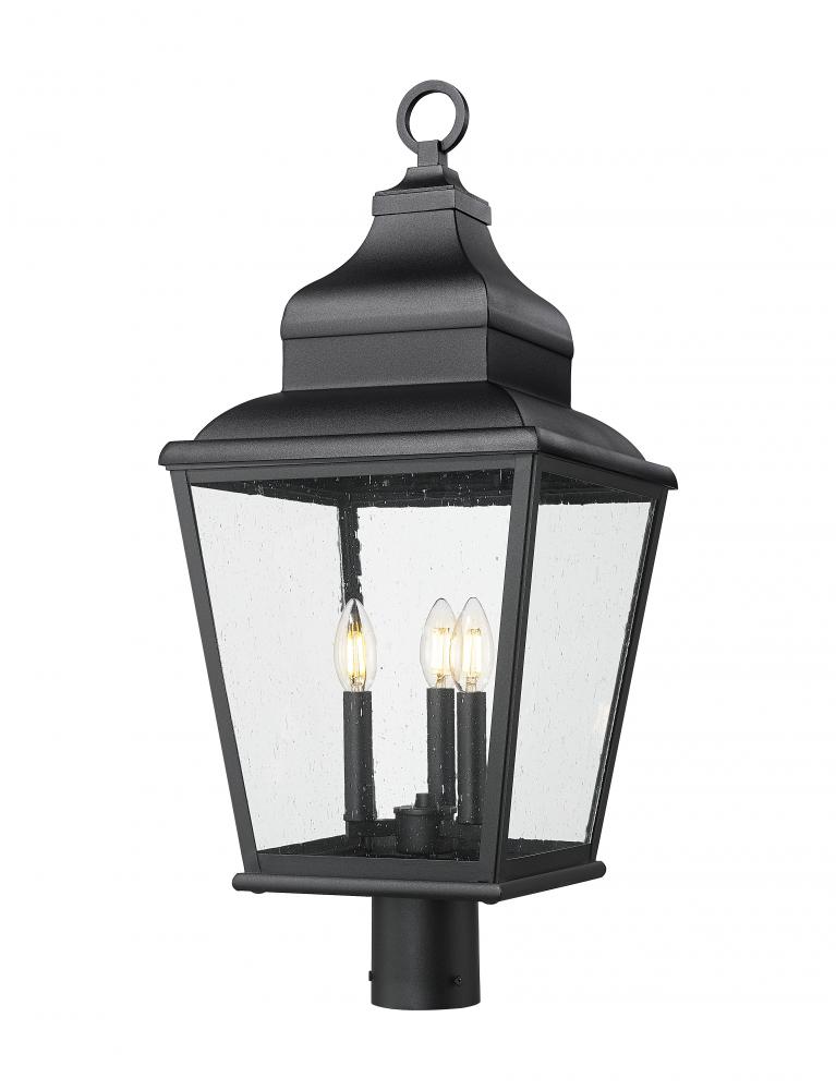 3 Light Outdoor Post Mount Fixture