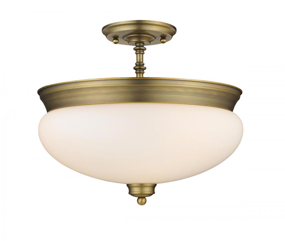 3 Light Semi Flush Mount