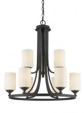 Z-Lite 435-9BRZ - 9 Light Chandelier