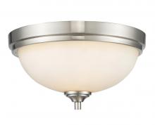 Z-Lite 435F2-BN - 2 Light Flush Mount