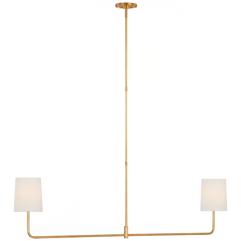 Go Lightly 54" Two Light Linear Chandelier