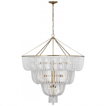 Visual Comfort & Co. Signature Collection ARN 5303HAB-WG - Jacqueline 46" Basket Chandelier