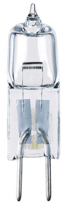 10W T3 JC Halogen Low Voltage Clear G4 Base, 12 Volt, Card