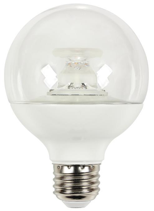 7W G25 LED Dimmable 2700K E26 (Medium) Base, 120 Volt, Box