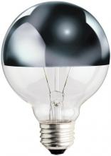 Westinghouse 0315600 - 40W G25 Incandescent 1/2 Chrome E26 (Medium) Base, 120 Volt, Box