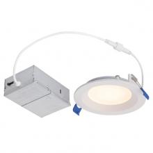 Westinghouse 5226100 - 10W Stepped Baffle Slim Recessed LED Downlight Color Temperature Selection 4 in. Dimmable 2700K,