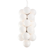 Eurofase 22984-012 - Bianca, 21Lt Pendant, Chrome/White