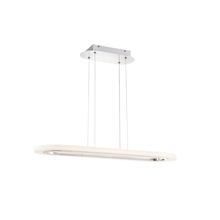 Eurofase 34140-017 - Distesa, LED Chandelier, Small, Oval, Sn
