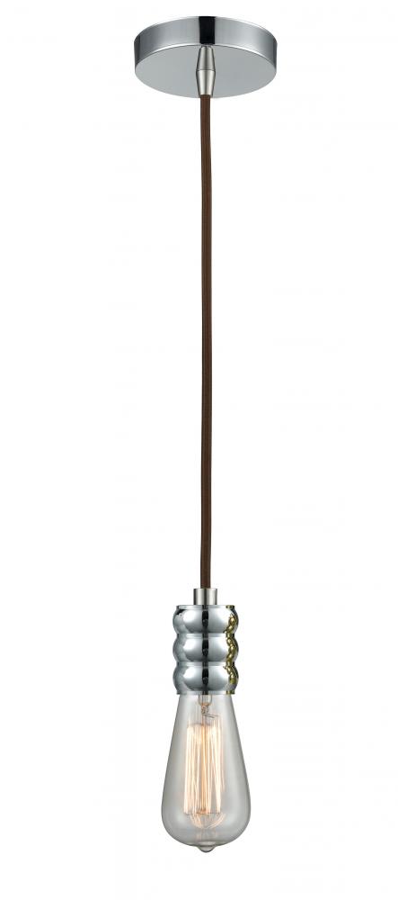 Gatsby - 1 Light - 2 inch - Polished Chrome - Cord hung - Mini Pendant