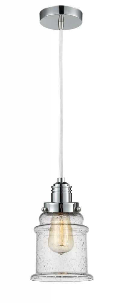 Winchester - 1 Light - 8 inch - Polished Chrome - Cord hung - Mini Pendant