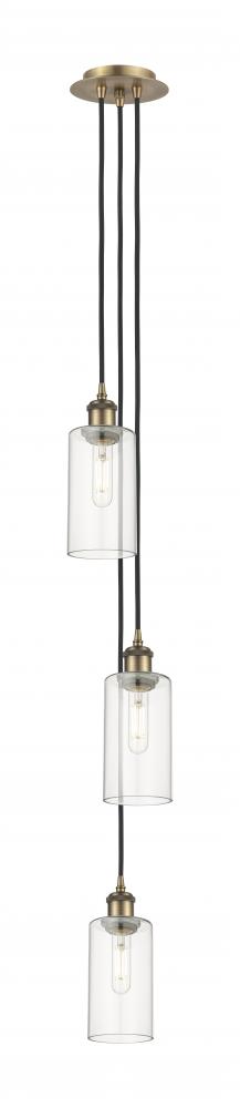 Crown Point - 3 Light - 7 inch - Polished Nickel - Multi Pendant