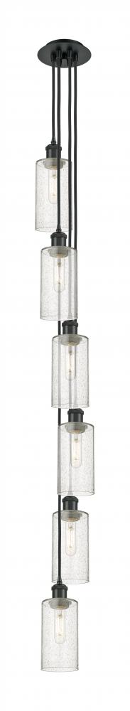 Crown Point - 6 Light - 7 inch - Matte Black - Multi Pendant