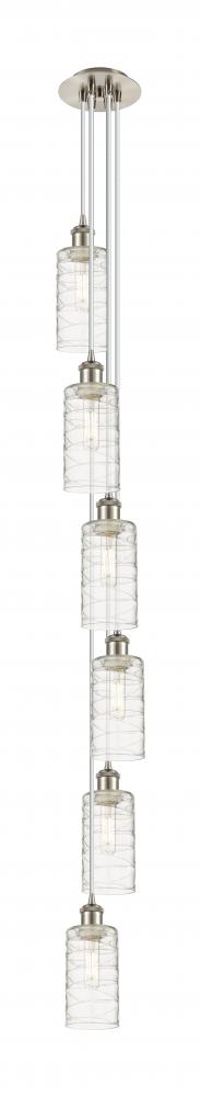 Crown Point - 6 Light - 7 inch - Brushed Satin Nickel - Multi Pendant