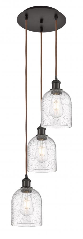 Bella - 3 Light - 12 inch - Oil Rubbed Bronze - Cord hung - Multi Pendant